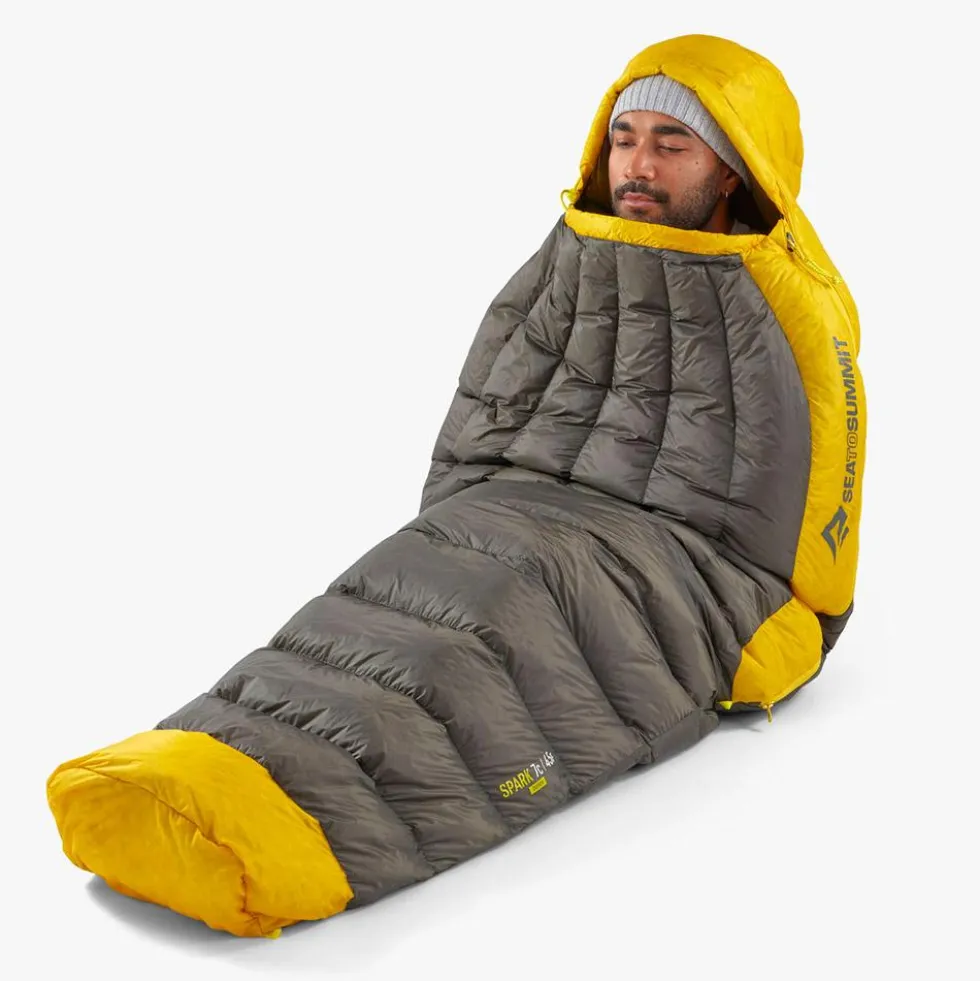 Sacchi a pelo Sea To Summit Spark -9°C/15°F Grey Yellow
