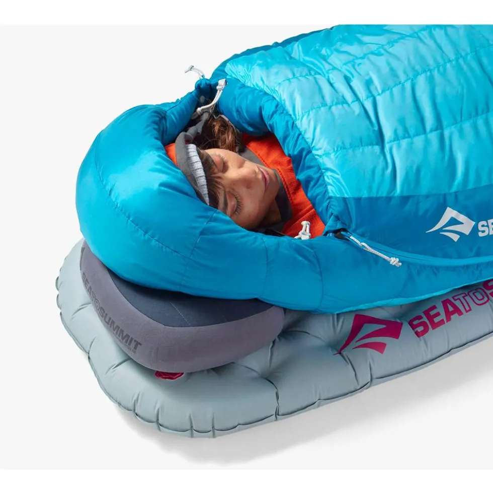 Sacchi a pelo Sea To Summit Trek Women's -9°C/15°F Navy Bleu Ocean