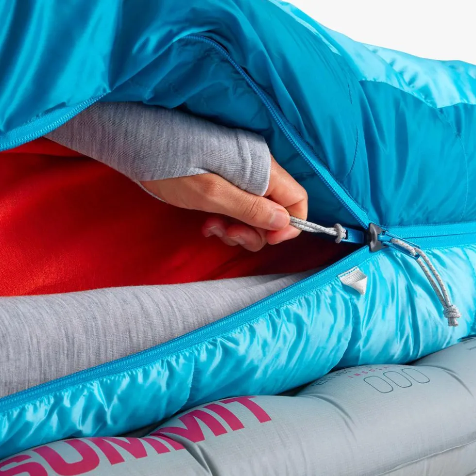 Sacchi a pelo Sea To Summit Trek Women's -9°C/15°F Navy Bleu Ocean