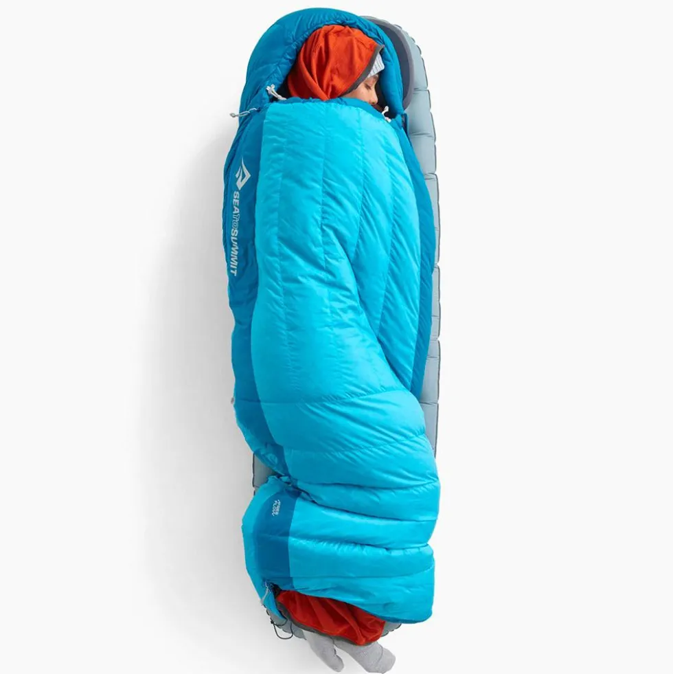 Sacchi a pelo Sea To Summit Trek Women's -9°C/15°F Navy Bleu Ocean