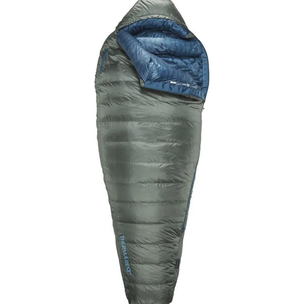 Sacchi a pelo Thermarest Questar 0°F/-18°C Regular Balsam Blue