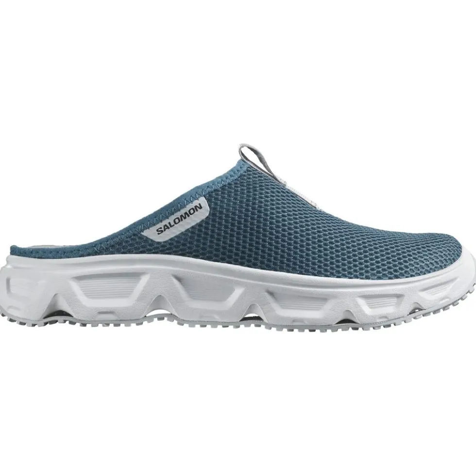 Sandali di recupero Salomon Reelax Slide 6.0 Blue Ashes White Pearl Blue