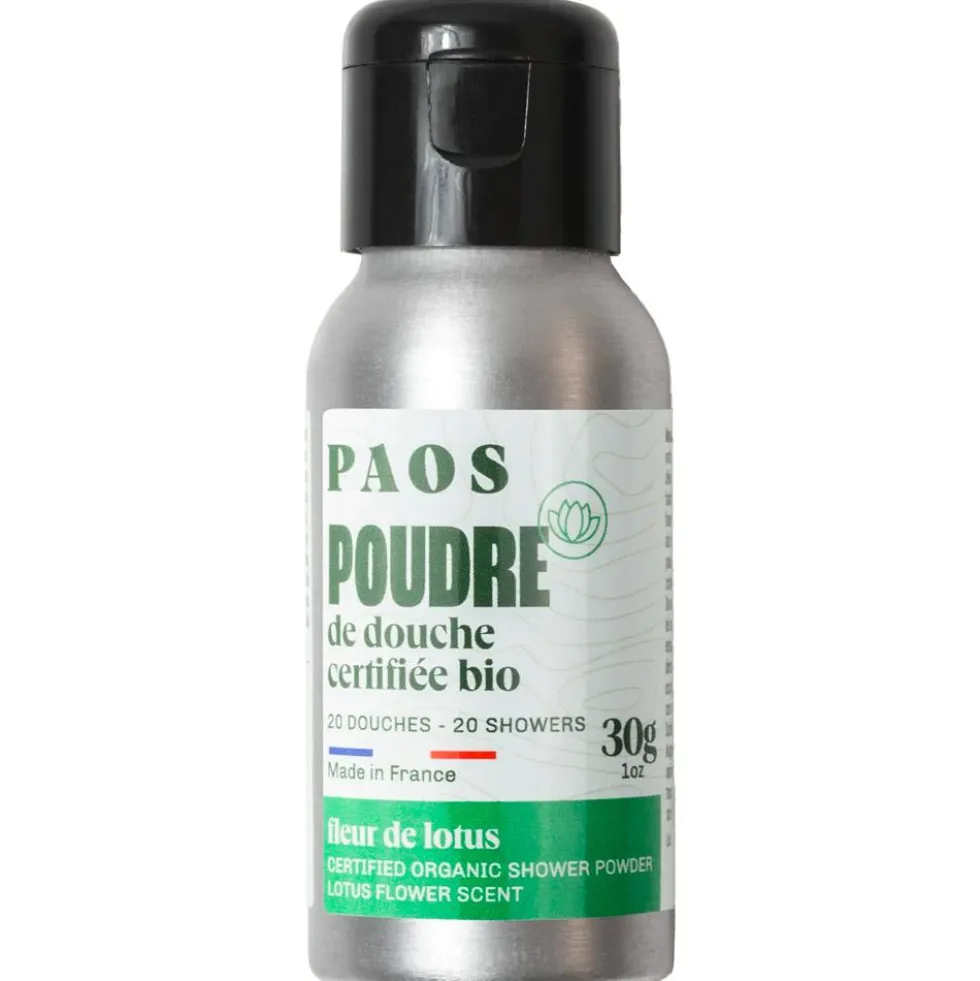 Saponi Paos Poudre De Douche Bio 30 g Lait D'Amande