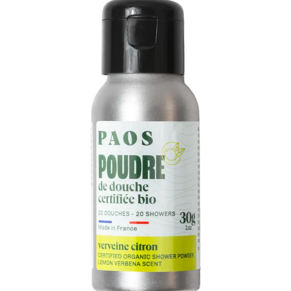 Saponi Paos Poudre De Douche Bio 30 g Verveine Citron