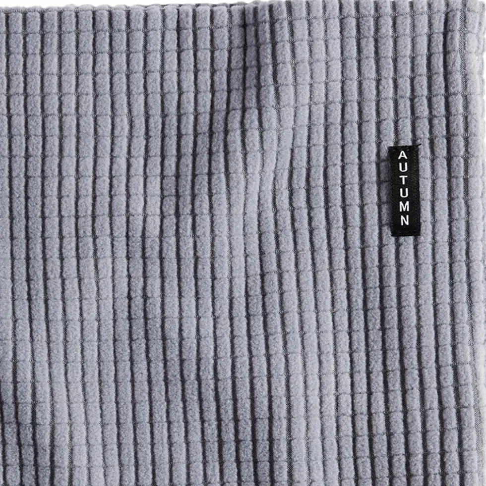 Scaldacollo Autumn Grid Fleece Neck Gater Stone