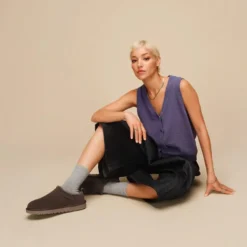 Scarpa UGG W Classic Micro Dense Smoke
