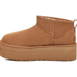 Scarpa UGG W Classic Ultra Mini Platform Chestnut