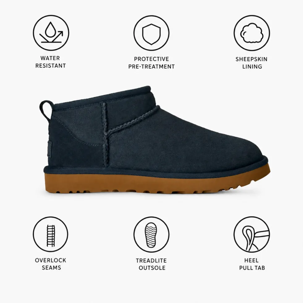 Scarpa UGG W Classic Ultra Mini Dark Indigo