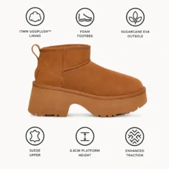 Scarpa UGG W Classic Ultra Mini New Heights Chestnut