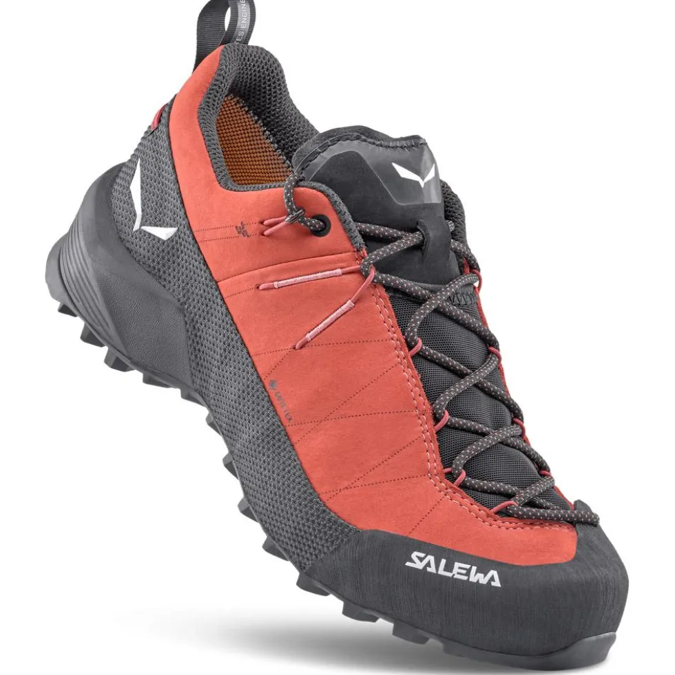 Scarpe da avvicinamento Salewa Wildfire Leather 2 Gore-Tex W Etruscan Red Black