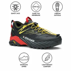 Scarpe da Fast Hiking Kayland Duke Gore-Tex Black Red