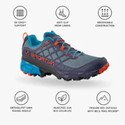 Scarpe da Fast Hiking La Sportiva Akyra II Hurricane Cherry Tomato