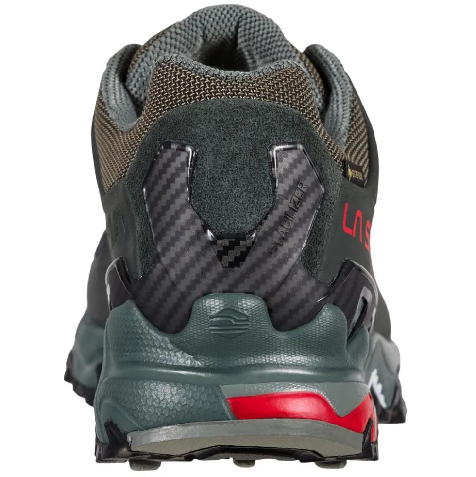 Scarpe da Fast Hiking La Sportiva Ultra Raptor II Leather Gore-Tex Woman Charcoal Lollipop