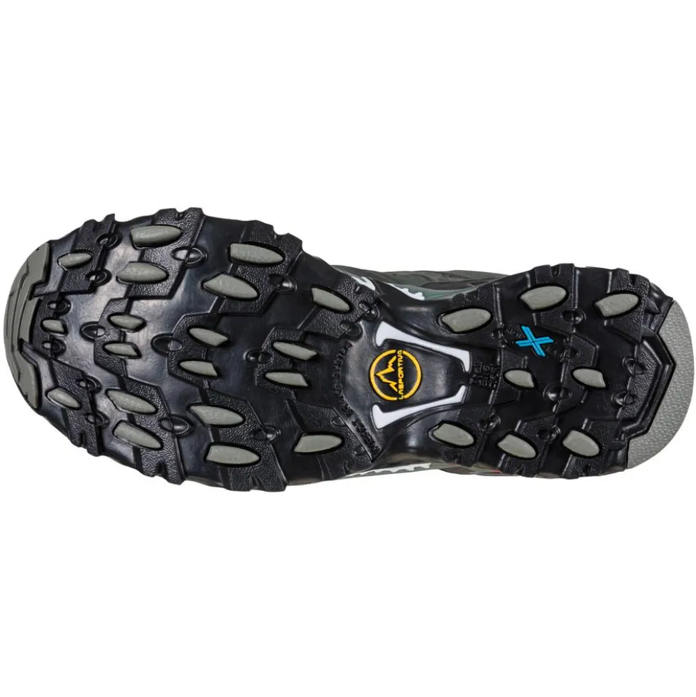 Scarpe da Fast Hiking La Sportiva Ultra Raptor II Leather Gore-Tex Woman Charcoal Lollipop