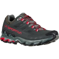 Scarpe da Fast Hiking La Sportiva Ultra Raptor II Leather Gore-Tex Woman Charcoal Lollipop