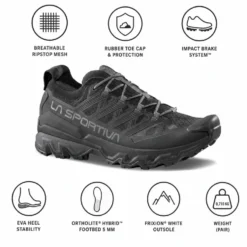 Scarpe da Fast Hiking La Sportiva Ultra Raptor 3 Black