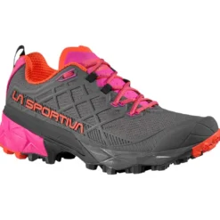 Scarpe da Fast Hiking La Sportiva Akyra II Woman Carbon Cherry Tomato