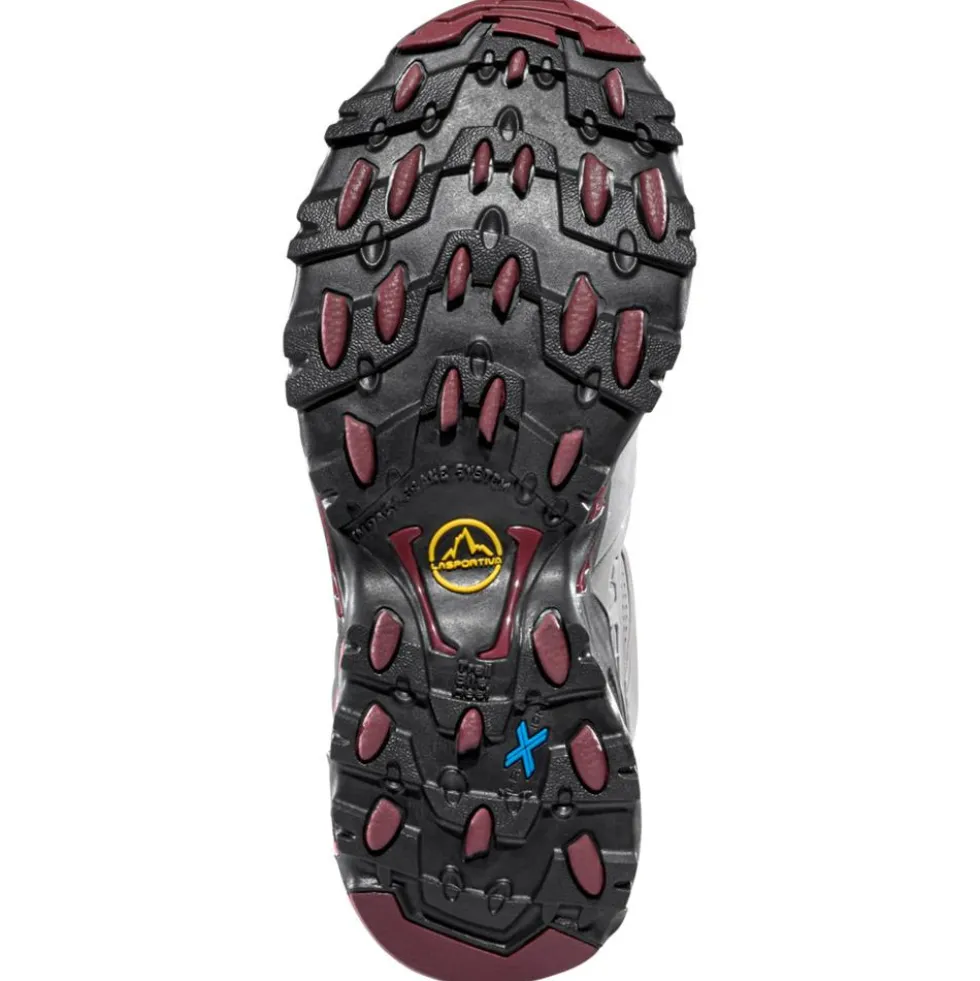 Scarpe da Fast Hiking La Sportiva Ultra Raptor II Leather Gore-Tex Woman Cloud Redwood