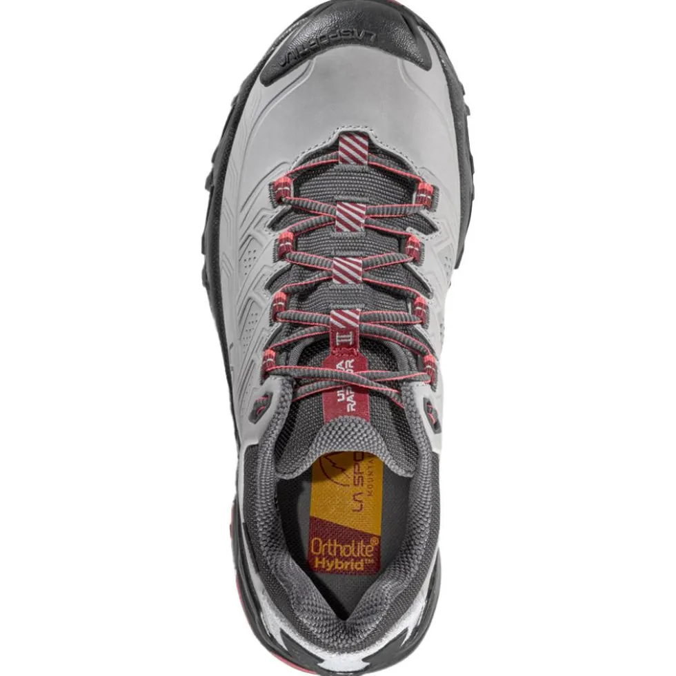 Scarpe da Fast Hiking La Sportiva Ultra Raptor II Leather Gore-Tex Woman Cloud Redwood