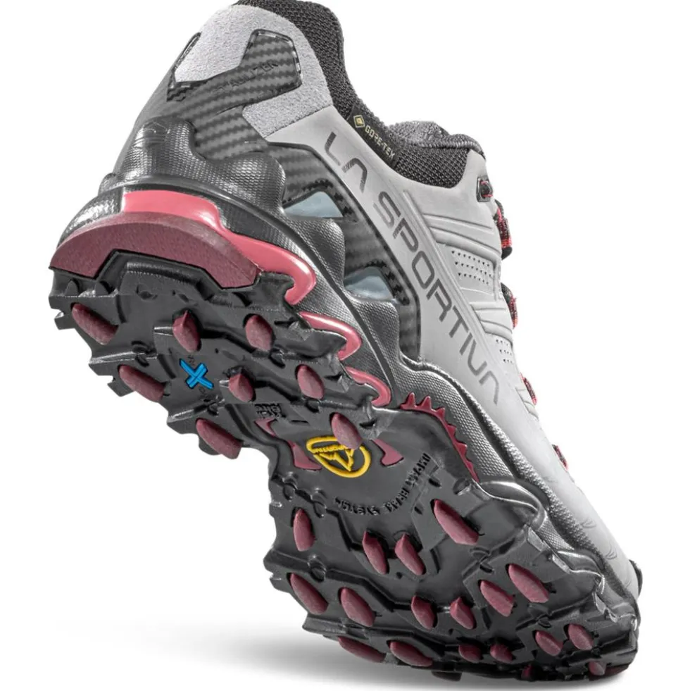 Scarpe da Fast Hiking La Sportiva Ultra Raptor II Leather Gore-Tex Woman Cloud Redwood
