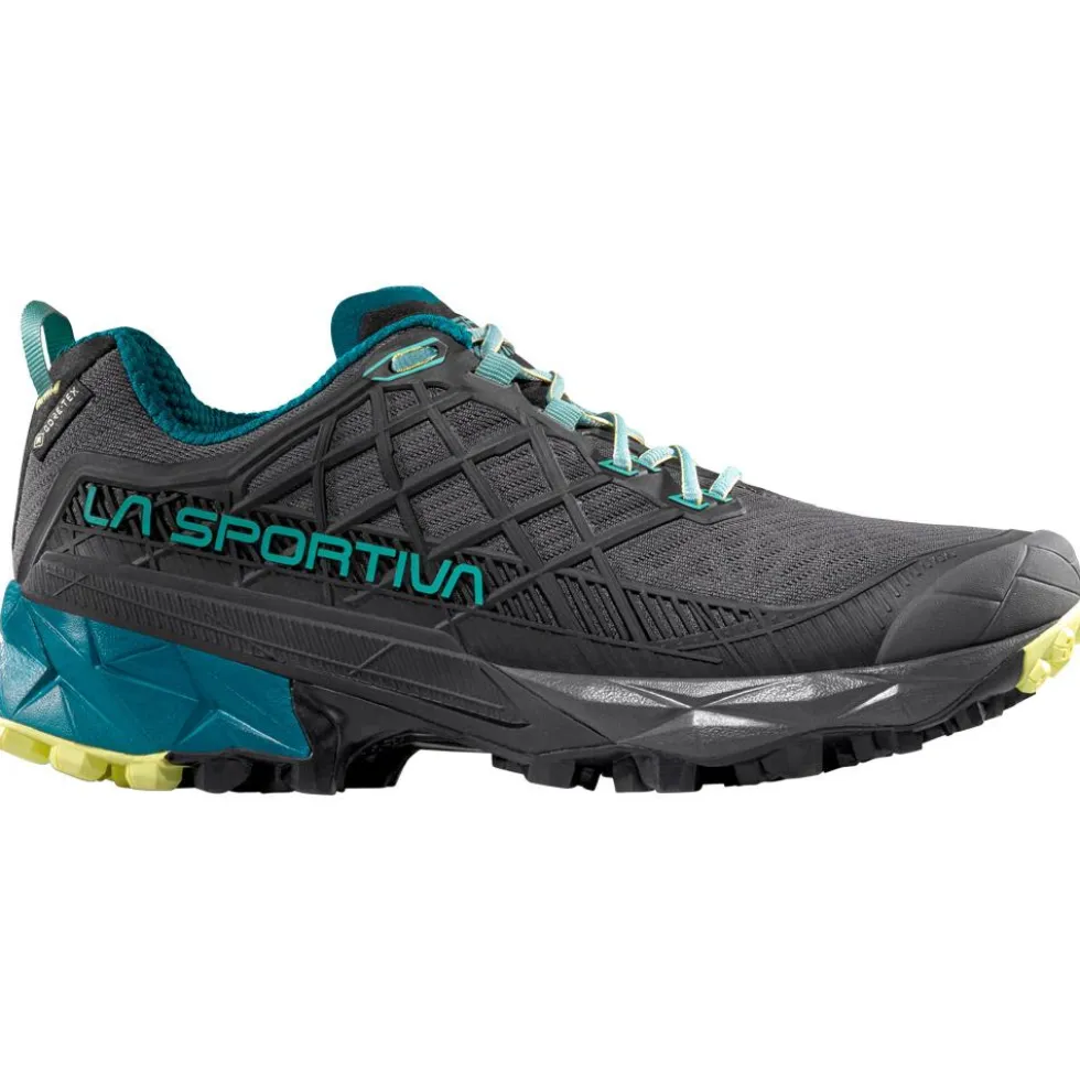 Scarpe da Fast Hiking La Sportiva Akyra II Woman Gore-Tex Carbon Juniper
