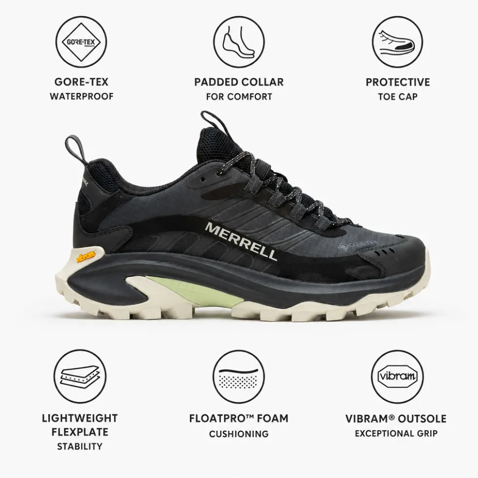 Scarpe da Fast Hiking Merrell Moab Speed 2 Gore-Tex Wmn Black