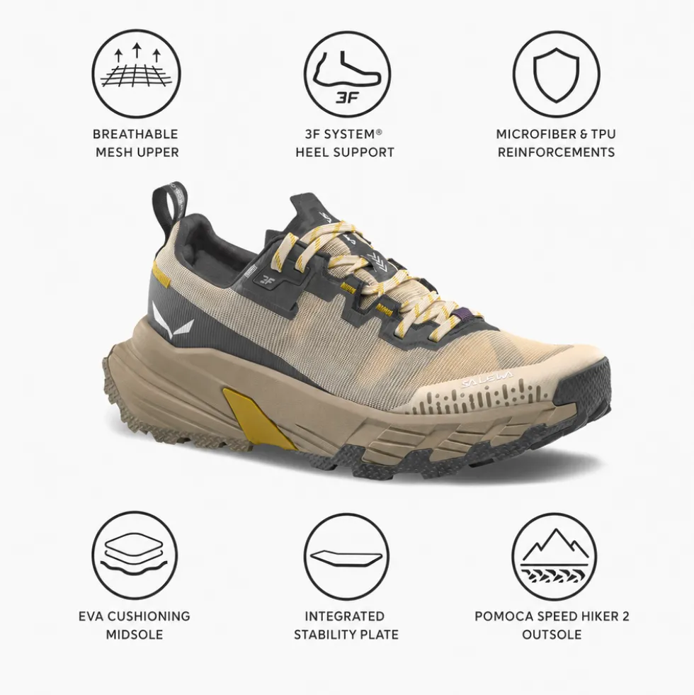 Scarpe da Fast Hiking Salewa Pedroc 2 Max W Oatmeal Black Out