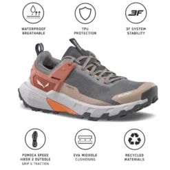 Scarpe da Fast Hiking Salewa Pedroc 2 Ptx M Bungee Cord Quicksand