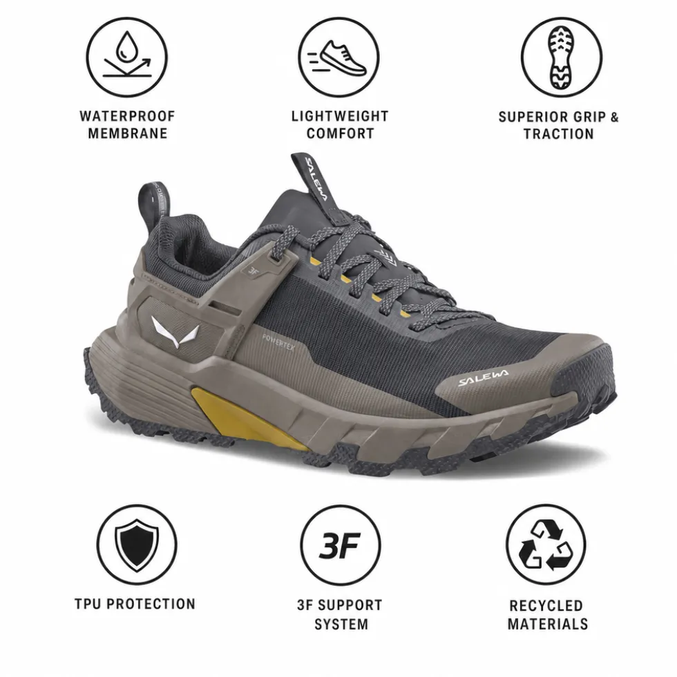 Scarpe da Fast Hiking Salewa Pedroc 2 Ptx M Black Out Bungee Cord