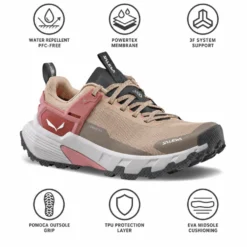 Scarpe da Fast Hiking Salewa Pedroc 2 Ptx W Quicksand Bungee Cord