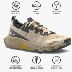 Scarpe da Fast Hiking Salewa Pedroc 2 Max M Oatmeal Black Out