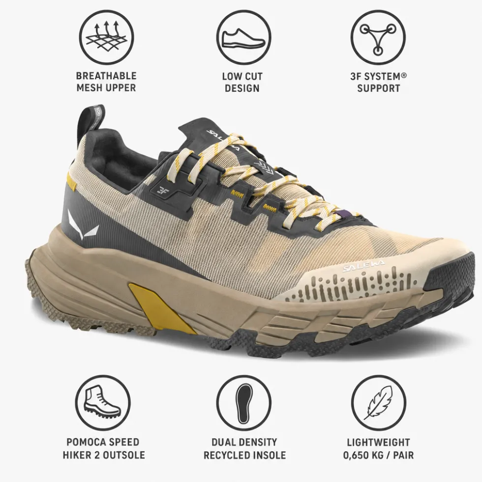 Scarpe da Fast Hiking Salewa Pedroc 2 Max M Oatmeal Black Out