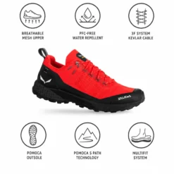 Scarpe da Fast Hiking Salewa Pedroc Air W Flame Black