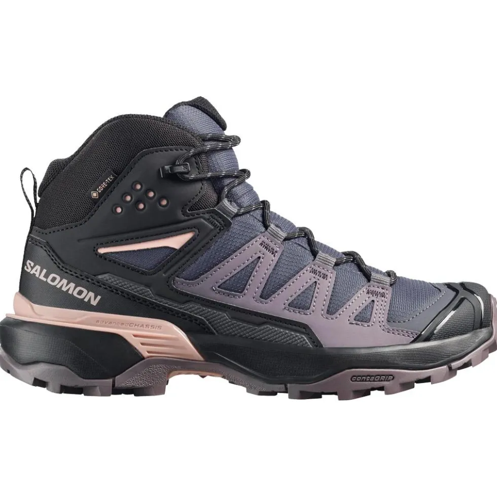 Scarpe da Fast Hiking Salomon X Ultra 360 Mid Gore-Tex W Nine Iron Excalibur Shadow Gray