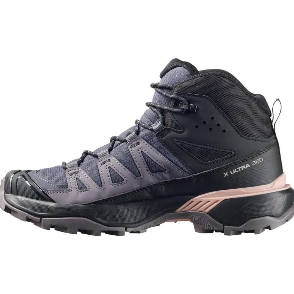 Scarpe da Fast Hiking Salomon X Ultra 360 Mid Gore-Tex W Nine Iron Excalibur Shadow Gray