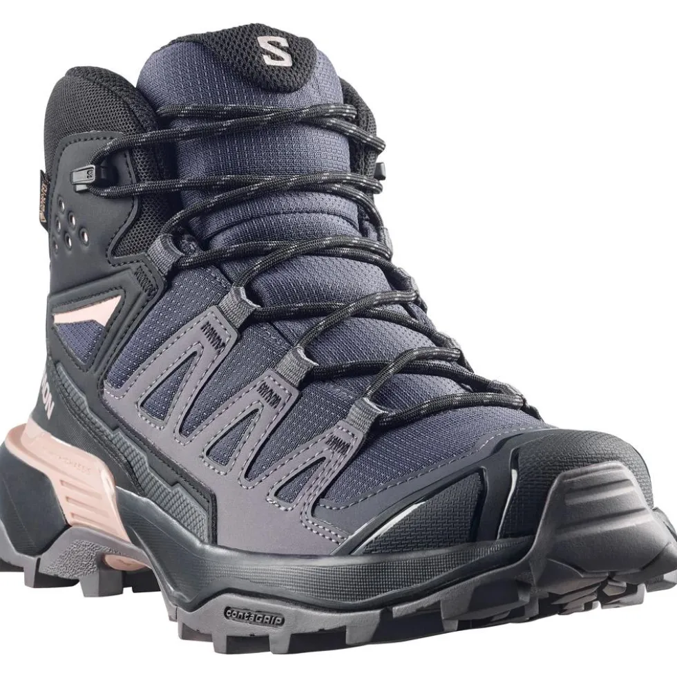 Scarpe da Fast Hiking Salomon X Ultra 360 Mid Gore-Tex W Nine Iron Excalibur Shadow Gray