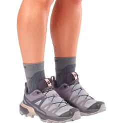 Scarpe da Fast Hiking Salomon X Ultra 360 W Gull Nine Iron Shadow Gray