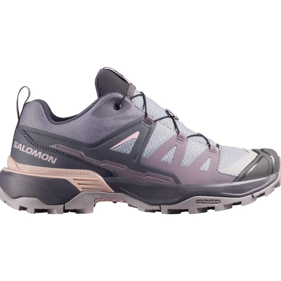 Scarpe da Fast Hiking Salomon X Ultra 360 W Gull Nine Iron Shadow Gray
