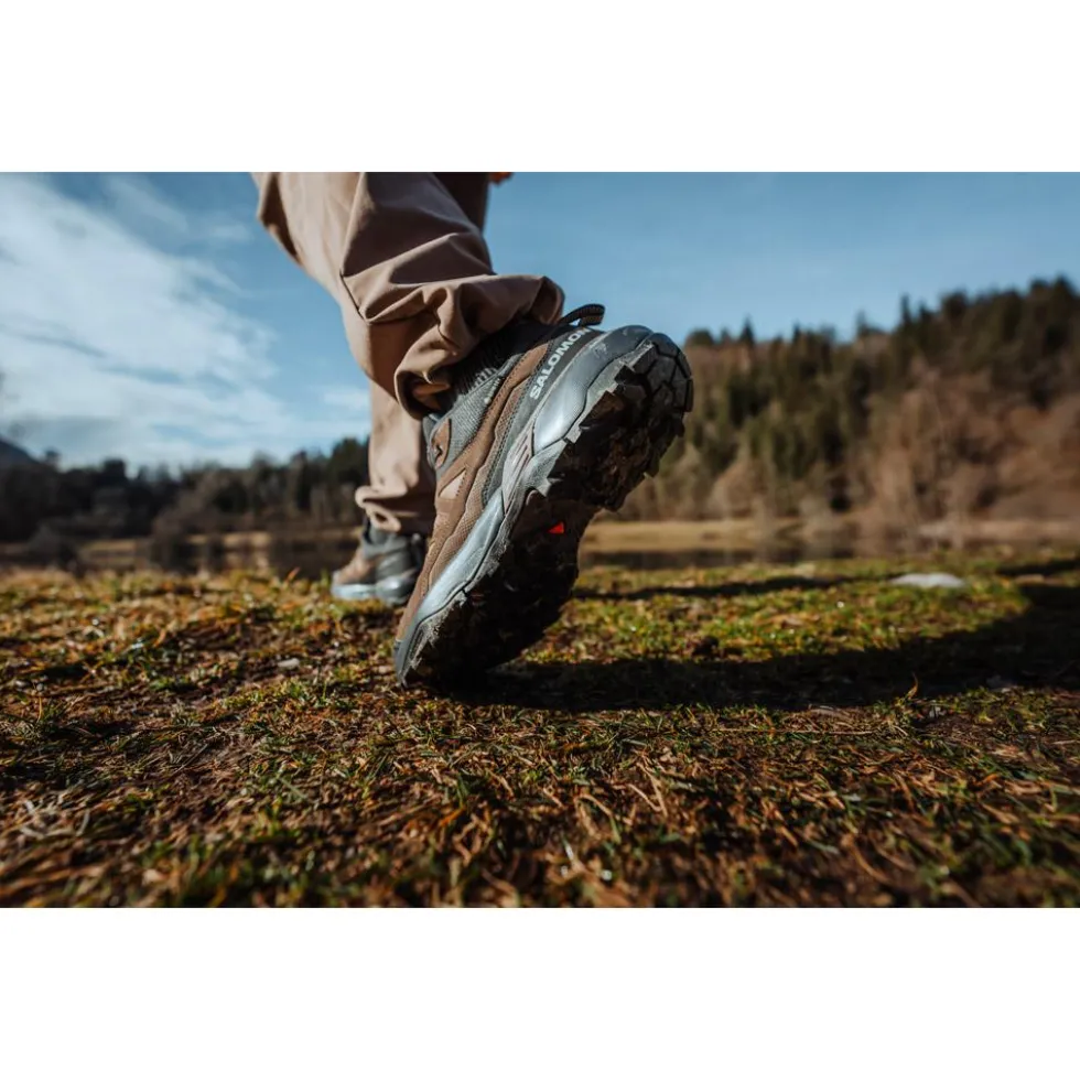 Scarpe da Fast Hiking Salomon X Ultra 360 Ltr Gore-tex Dark Earth Delicioso Sharkskin