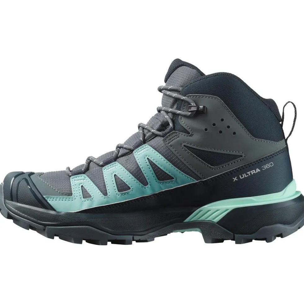 Scarpe da Fast Hiking Salomon X Ultra 360 Mid Gore-Tex W Turbulence CarbonTourmaline