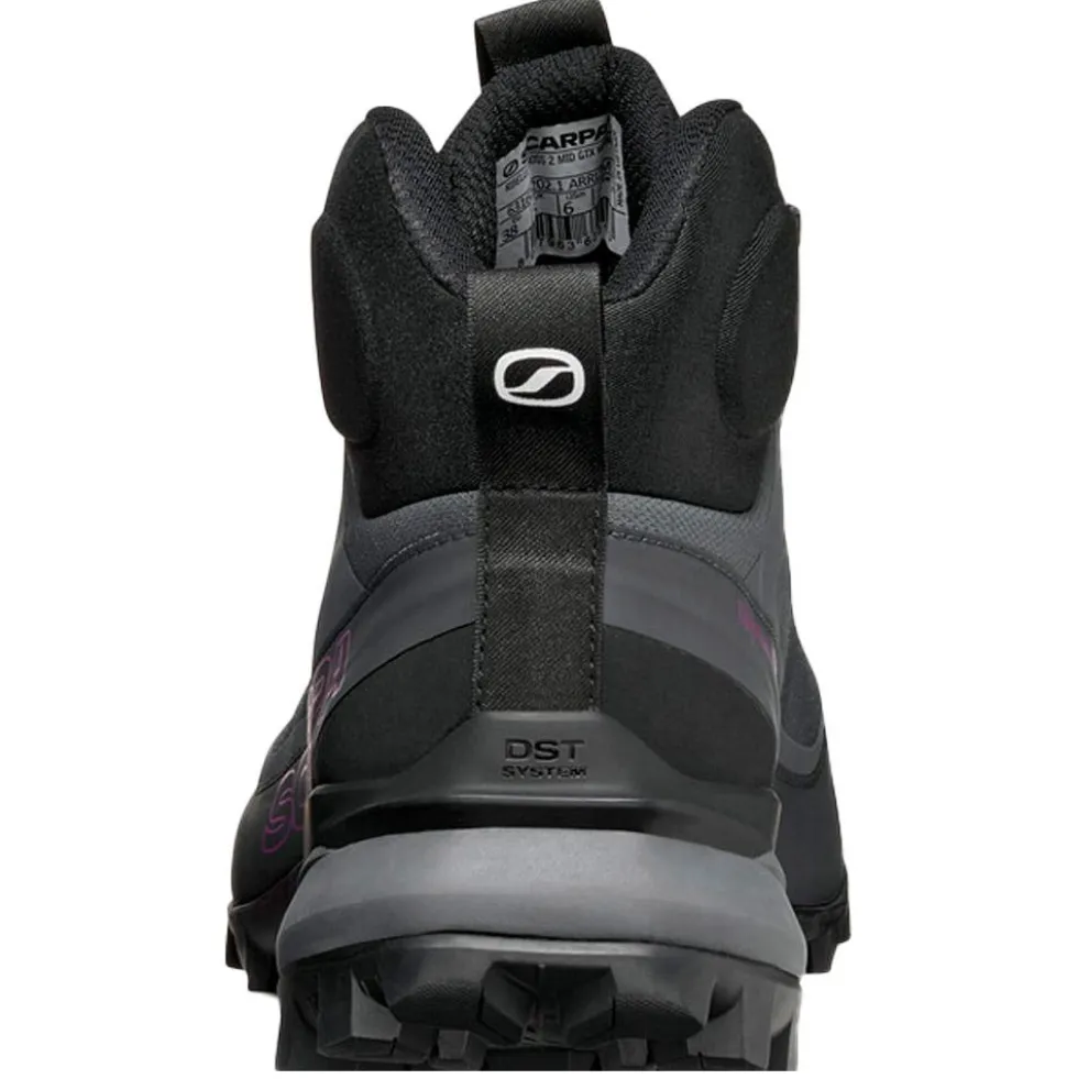 Scarpe da Fast Hiking Scarpa Ribelle Cross 2 Mid Gore-Tex Wmn Dark Gray Purple