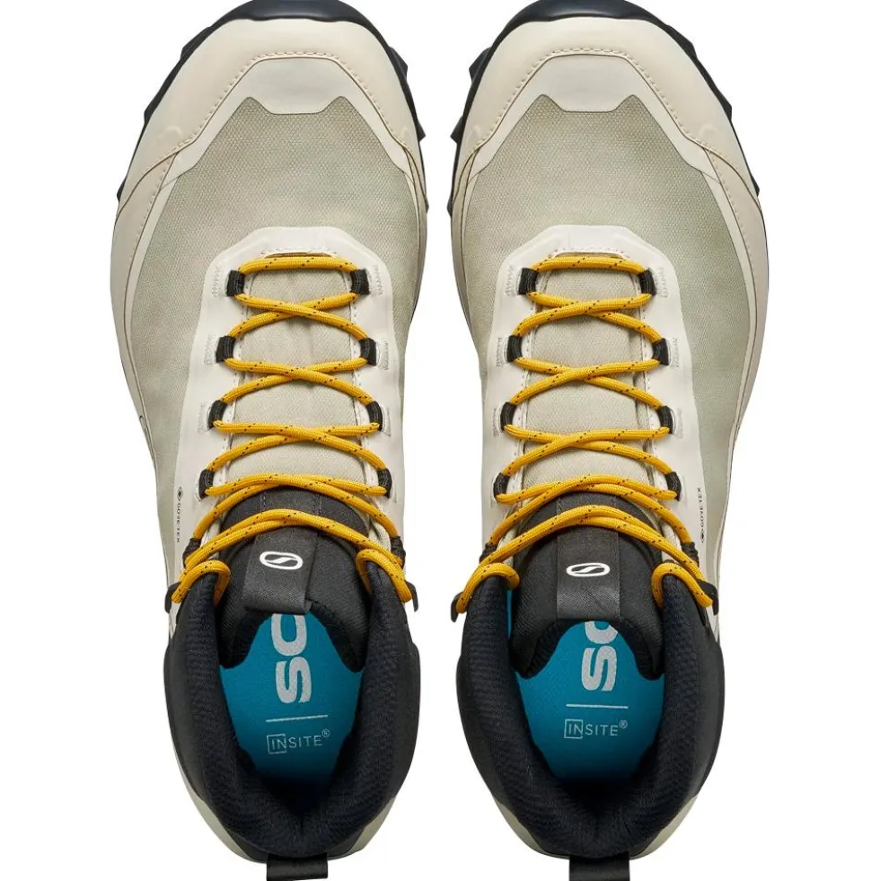 Scarpe da Fast Hiking Scarpa Ribelle Cross 2 Mid Gore-Tex Fog Lemon Curry