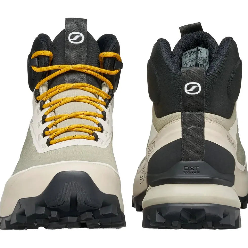 Scarpe da Fast Hiking Scarpa Ribelle Cross 2 Mid Gore-Tex Fog Lemon Curry