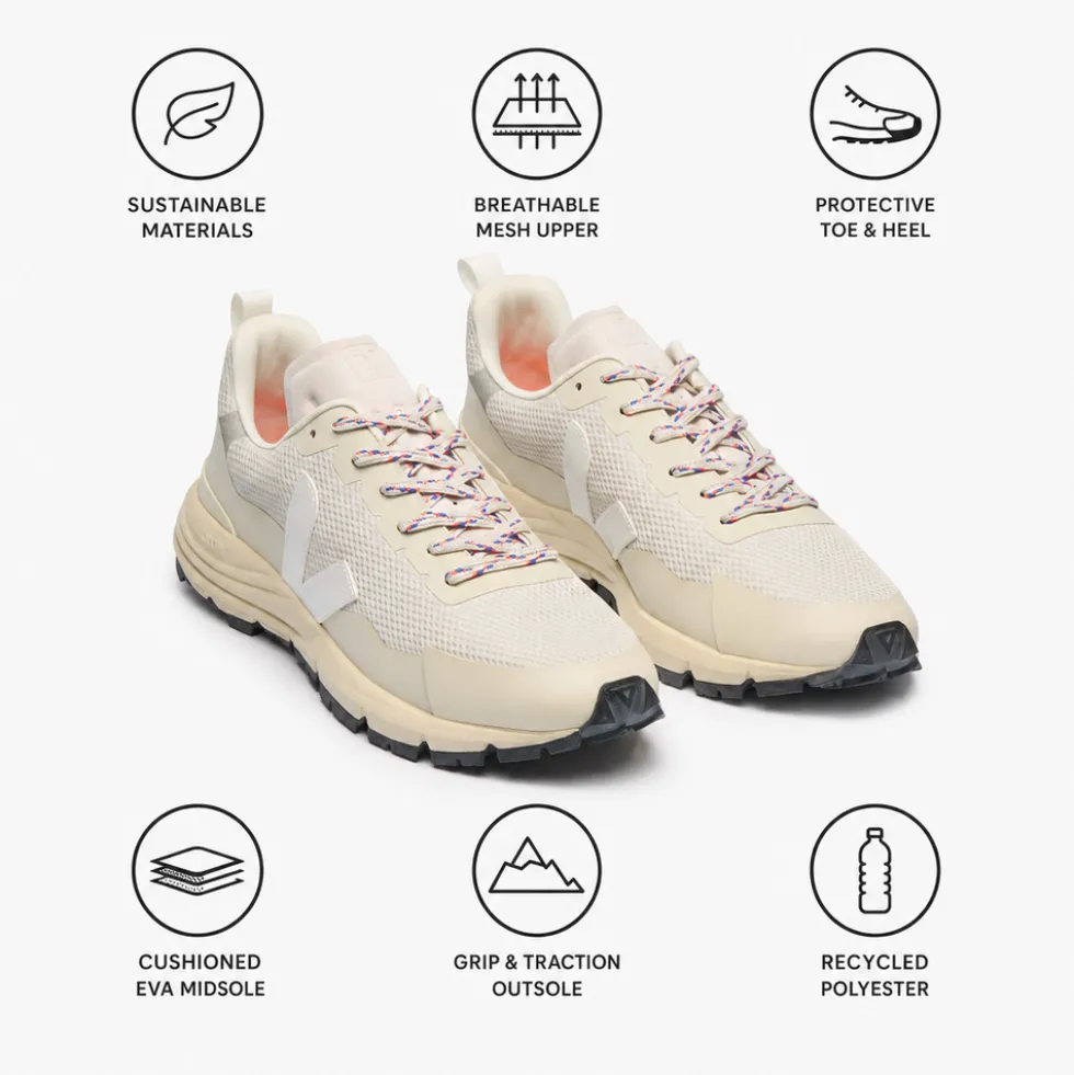 Scarpe da Fast Hiking VEJA Dekkan Women Natural White