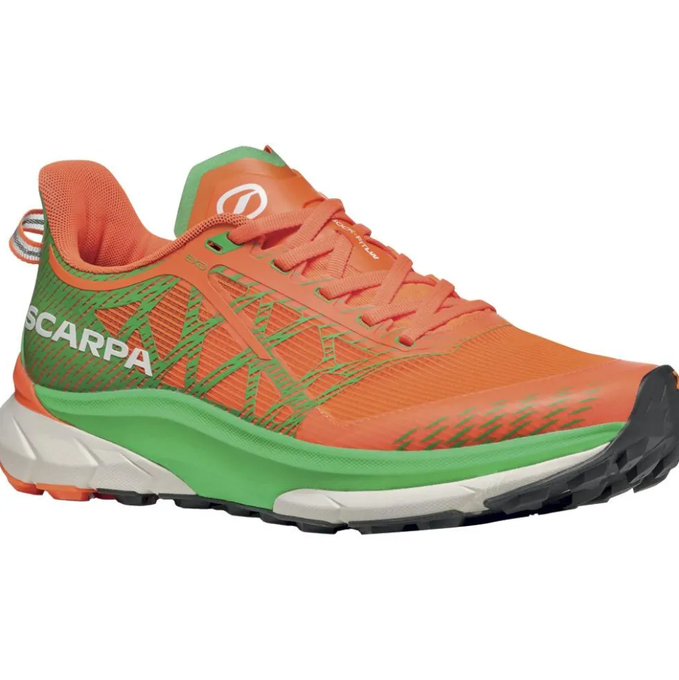 Scarpe da Gravel Running Scarpa Golden Gate 2 Atr Orange Fluo Spring Green
