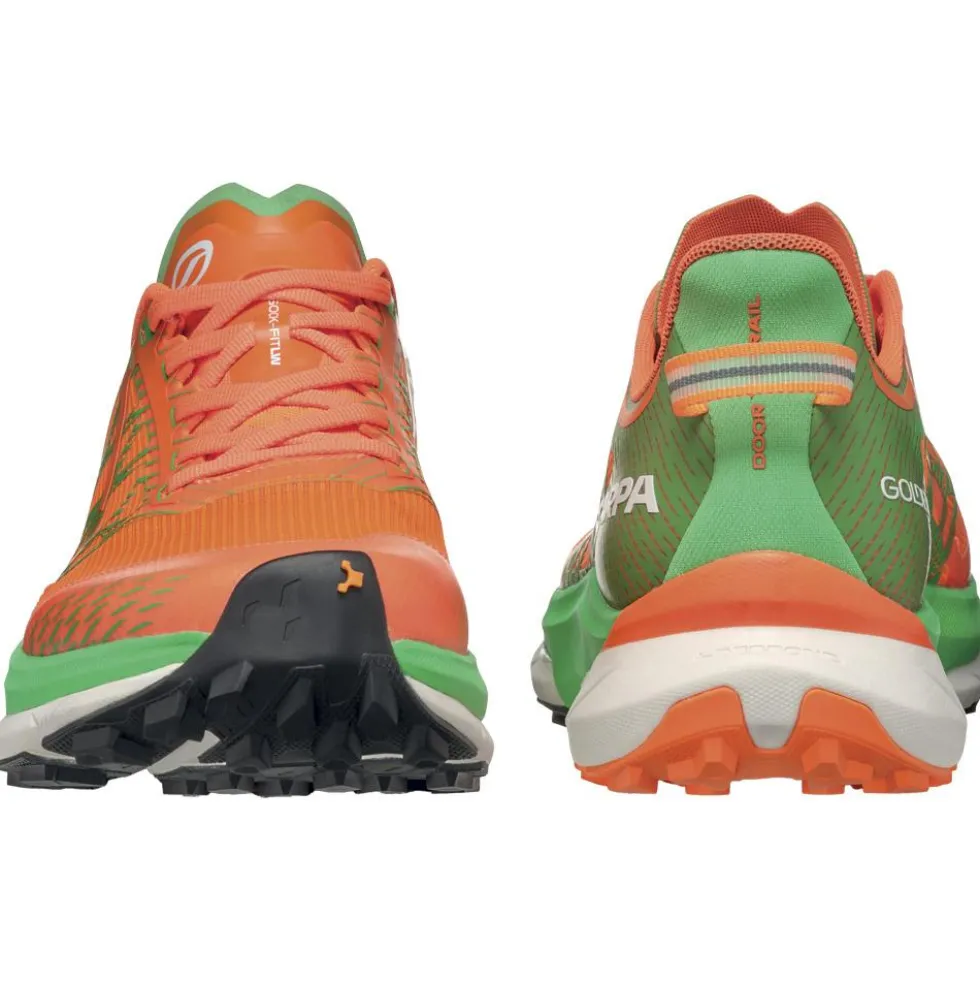 Scarpe da Gravel Running Scarpa Golden Gate 2 Atr Orange Fluo Spring Green