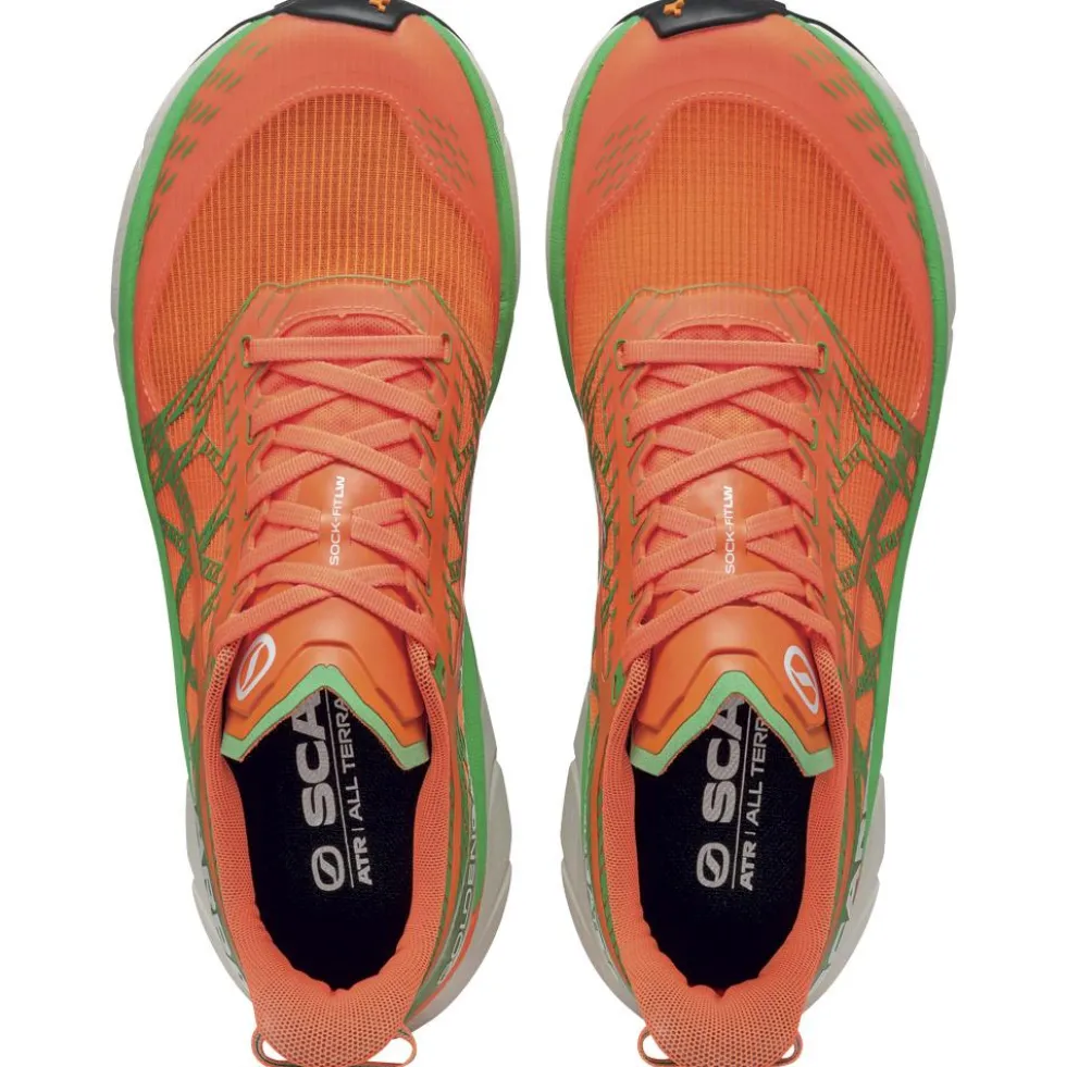 Scarpe da Gravel Running Scarpa Golden Gate 2 Atr Orange Fluo Spring Green