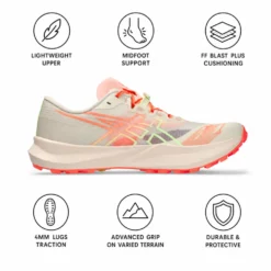 Scarpe da trail Asics Fuji Lite 7 Rose Dust Sun Coral