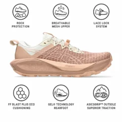 Scarpe da trail Asics Gel-Trabuco 13 Wmn Dusty Steppe Rainstorm Grey