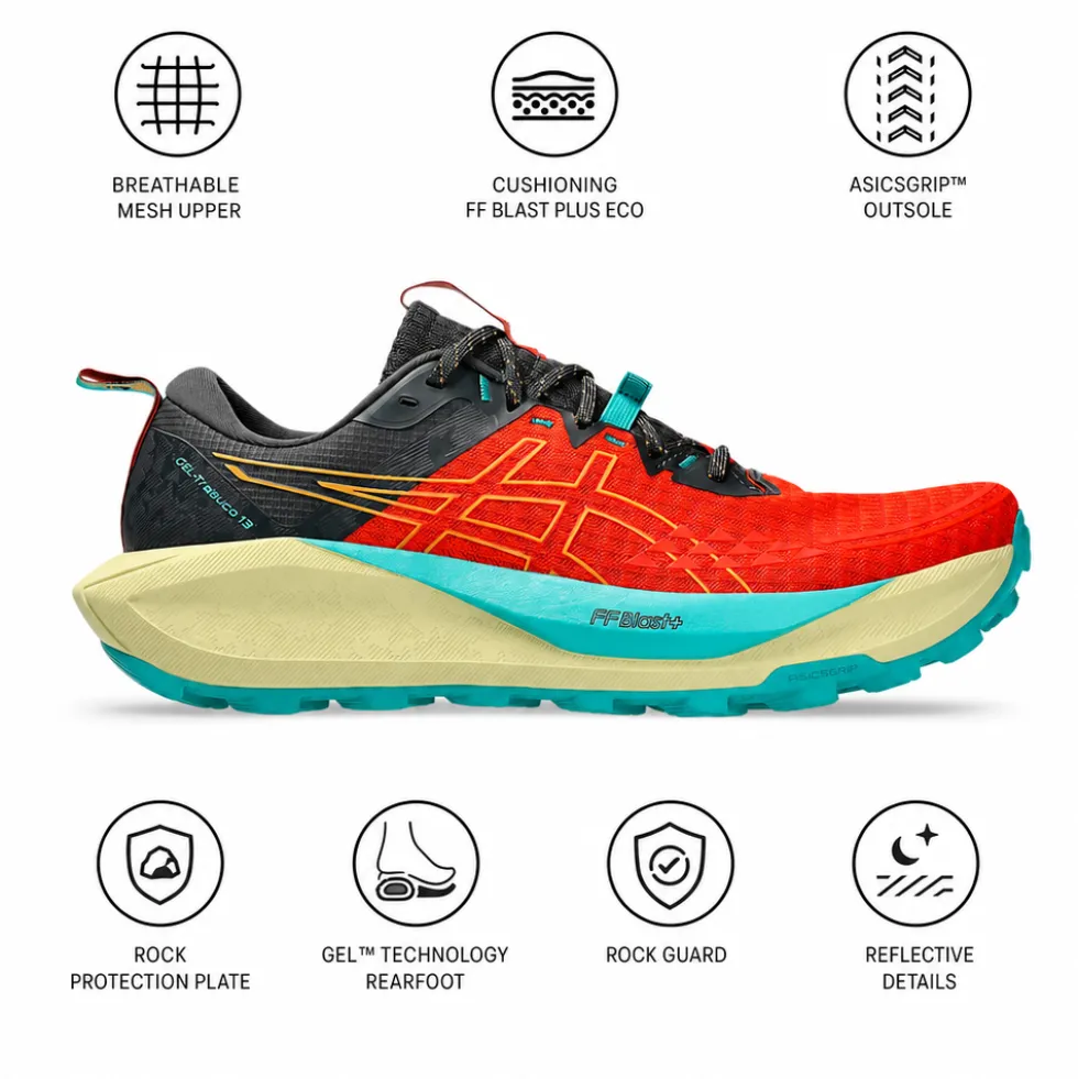 Scarpe da trail Asics Gel-Trabuco 13 Piquant Orange Sandstorm
